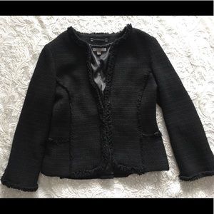Ann Taylor Black Tweed Jacket